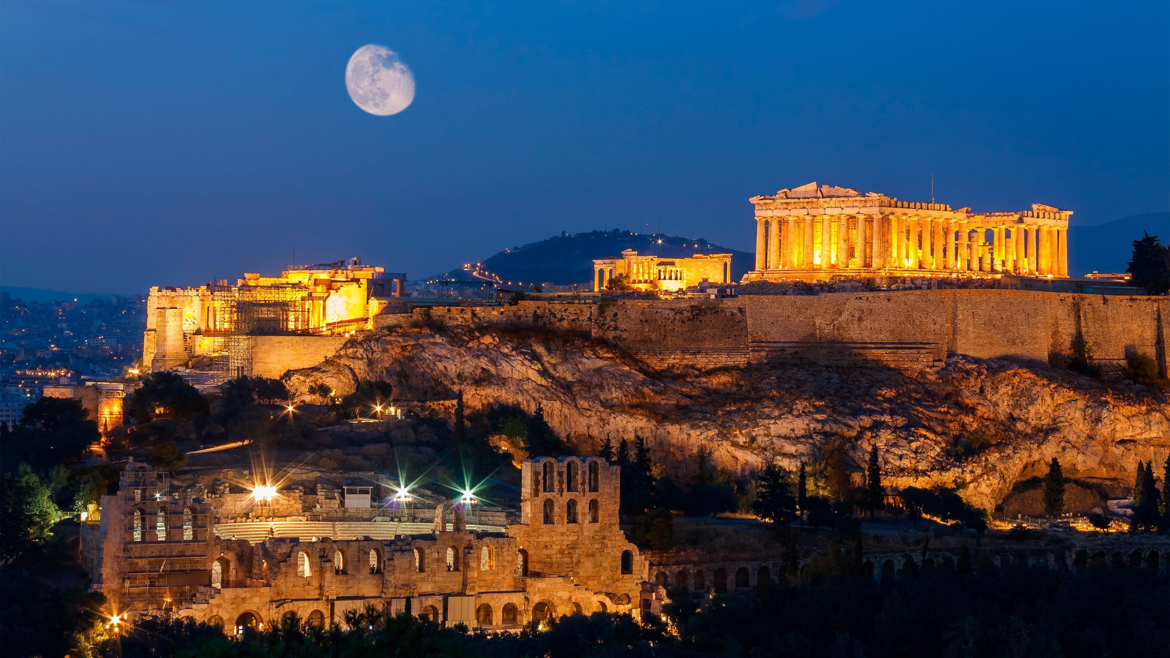 Athens 4k wallpapers