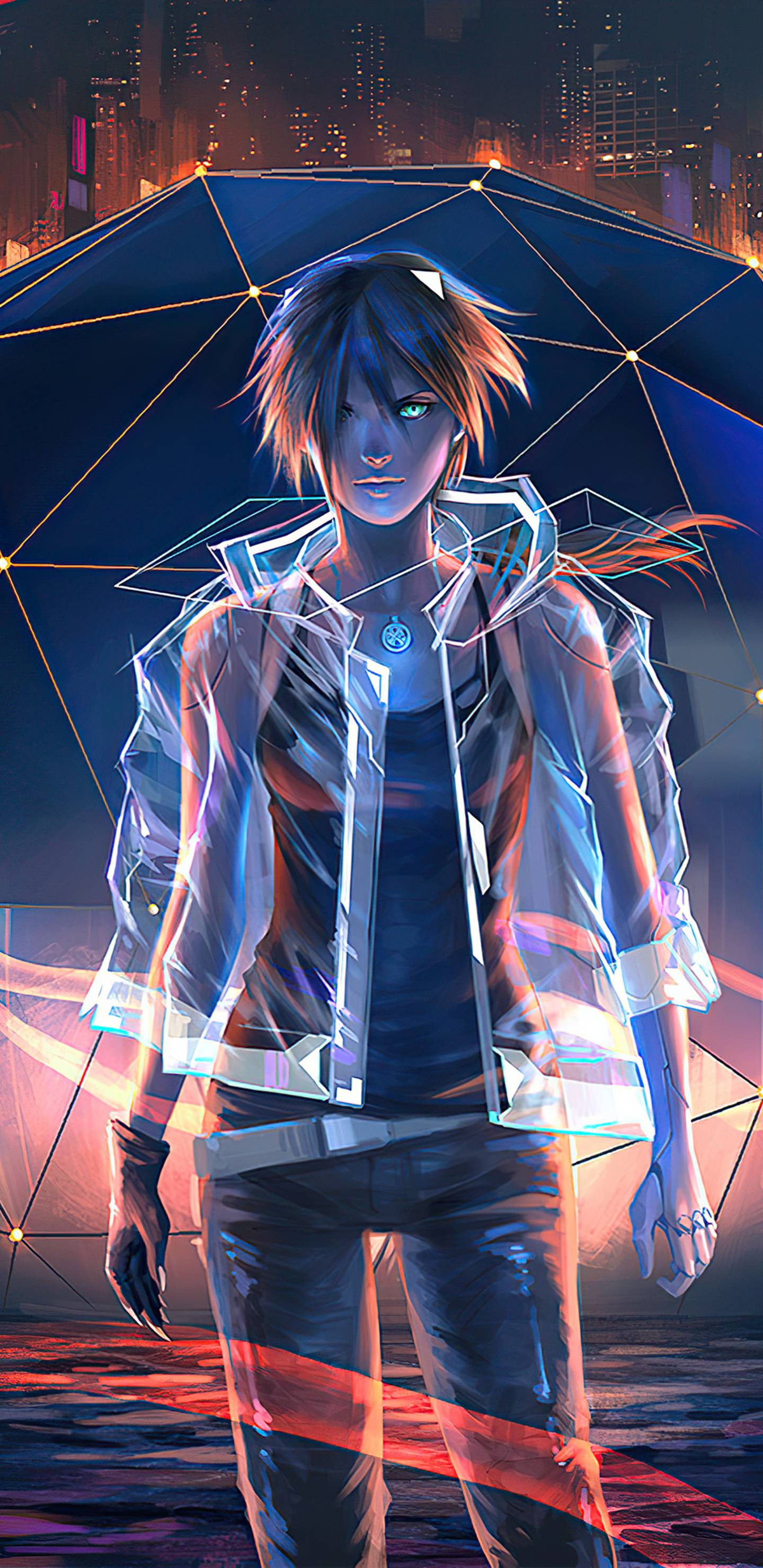 Galaxy anime boy wallpapers
