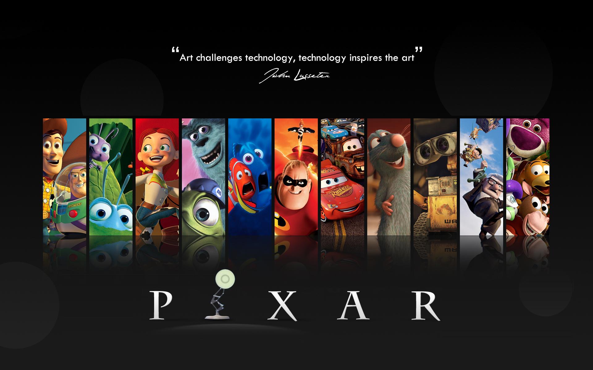 Minimalist pixar wallpapers