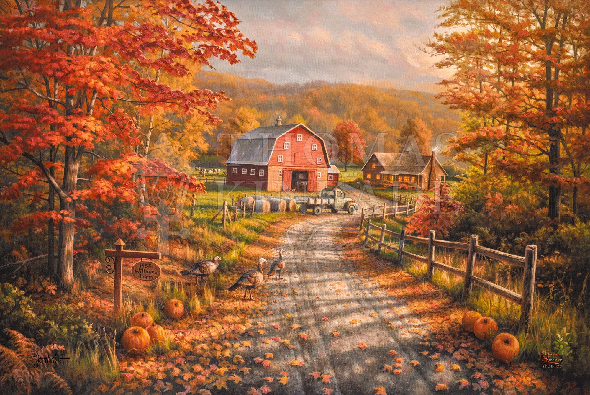 Thomas kinkade thanksgiving wallpapers
