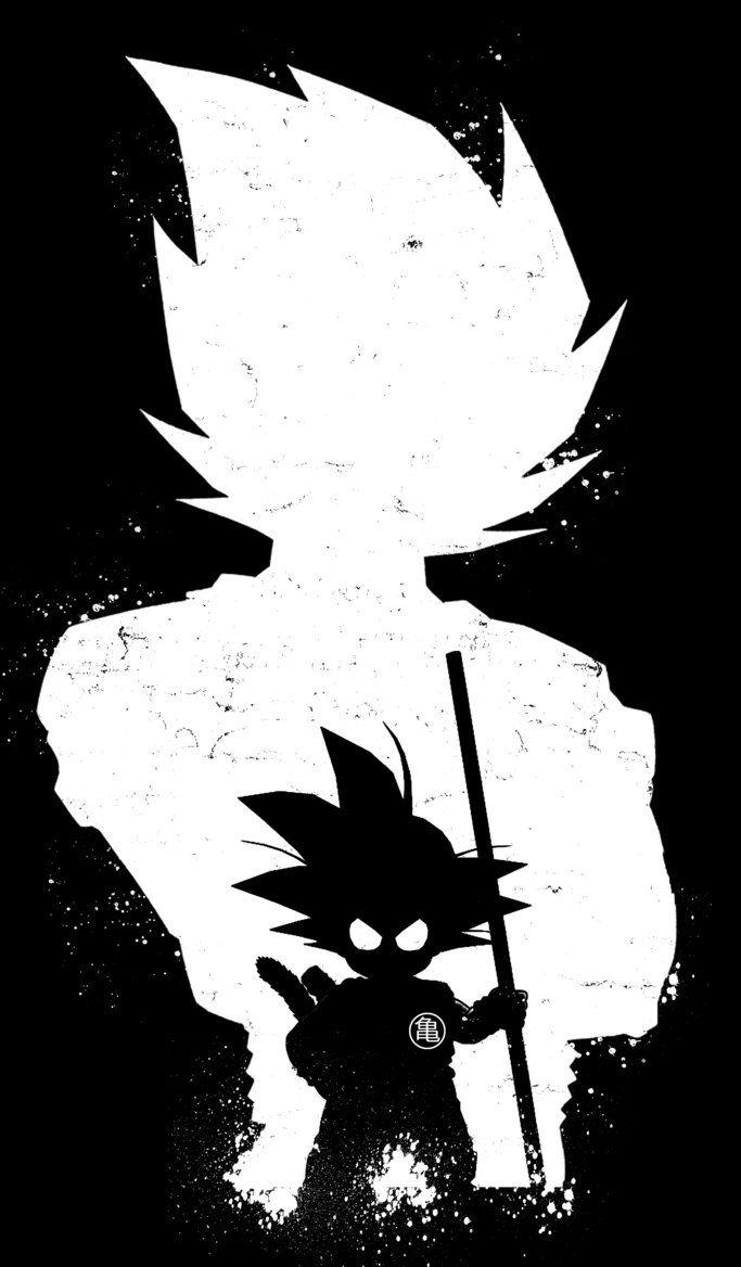 Dbz black and white wallpapers