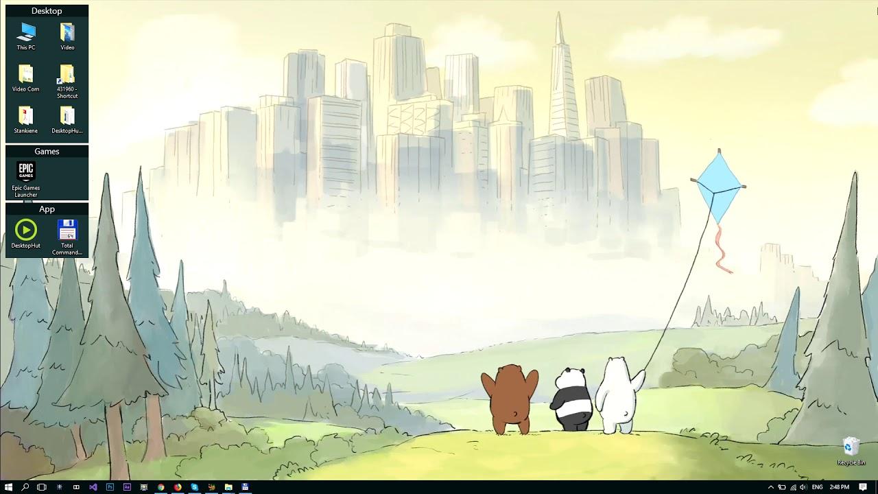 Laptop We Bare Bears Desktop Wallpaper Hd Gambarku