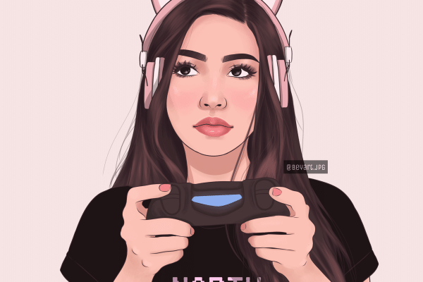 Desktop, tablet, iphone 8, iphone 8 plus, iphone x, sasmsung galaxy, etc. Gaming Anime Girl Wallpapers Top Free Gaming Anime Girl Backgrounds Wallpaperaccess