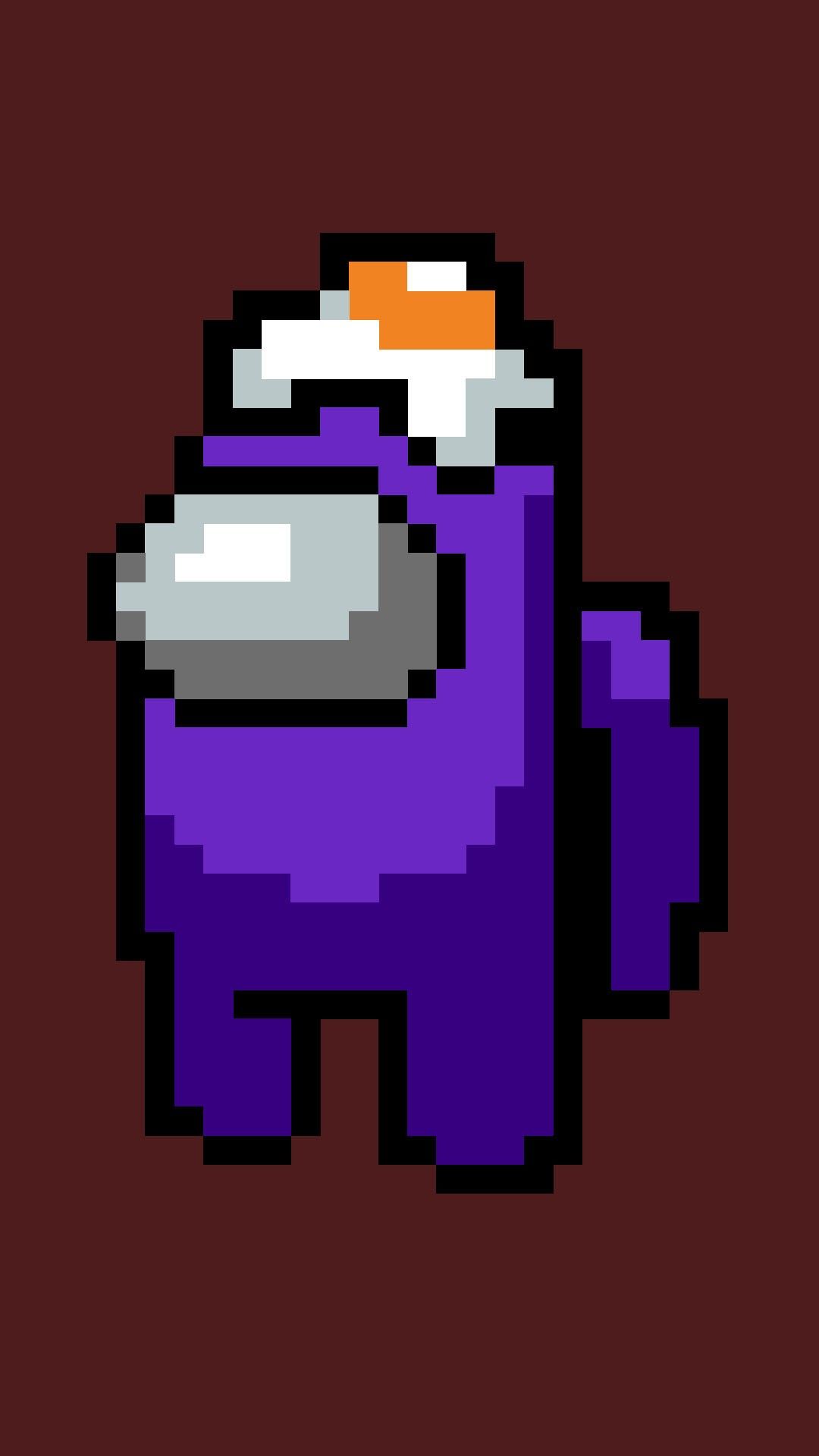 A collection of the top 63 among us iphone wallpapers and backgrounds available for download for free. Pixel Purple Among Us Egg Yolk Wallpaper Cave