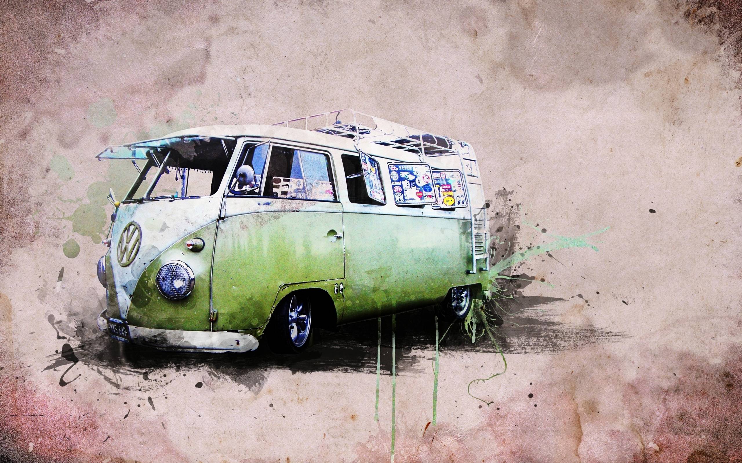 The volkswagen van, or type ii as it was referred to by volkswagen, was conceived in the late 1940s after world war ii. Volkswagen Bus Wallpapers Wallpaper Cave