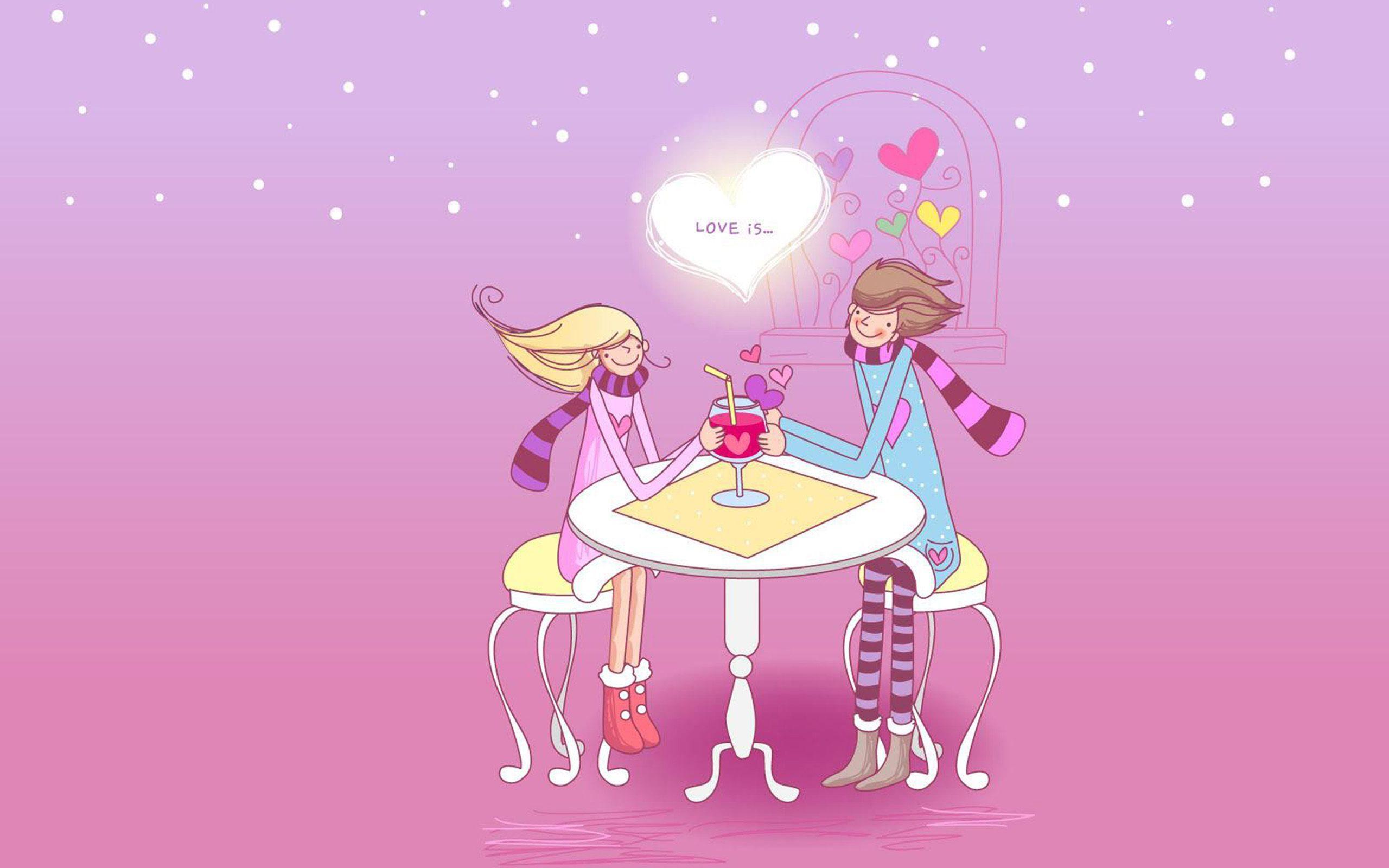So here are romantic couple cartoon love photos hd that you . Love Cartoon Wallpapers - Wallpaper Cave