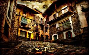 dark background wallpapers town poor backgrounds grunge houses hdr streets desktop 1920 cityscapes antique wallpapercave