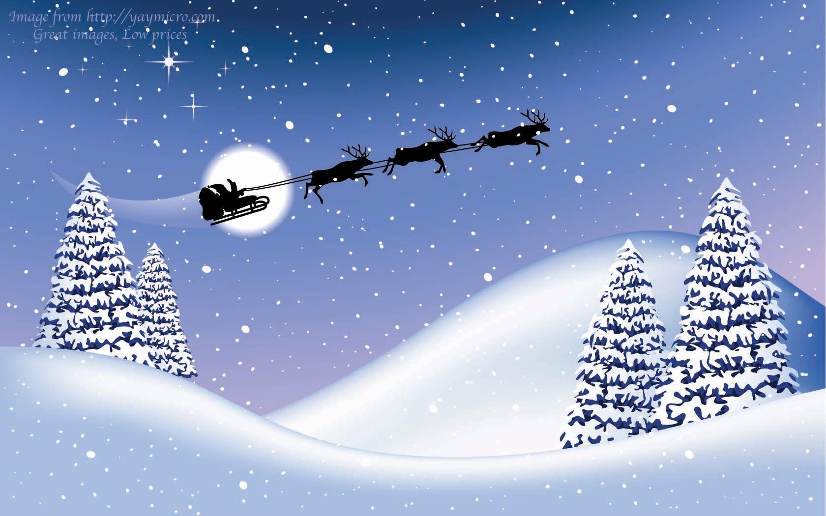 Snowy christmas backgrounds