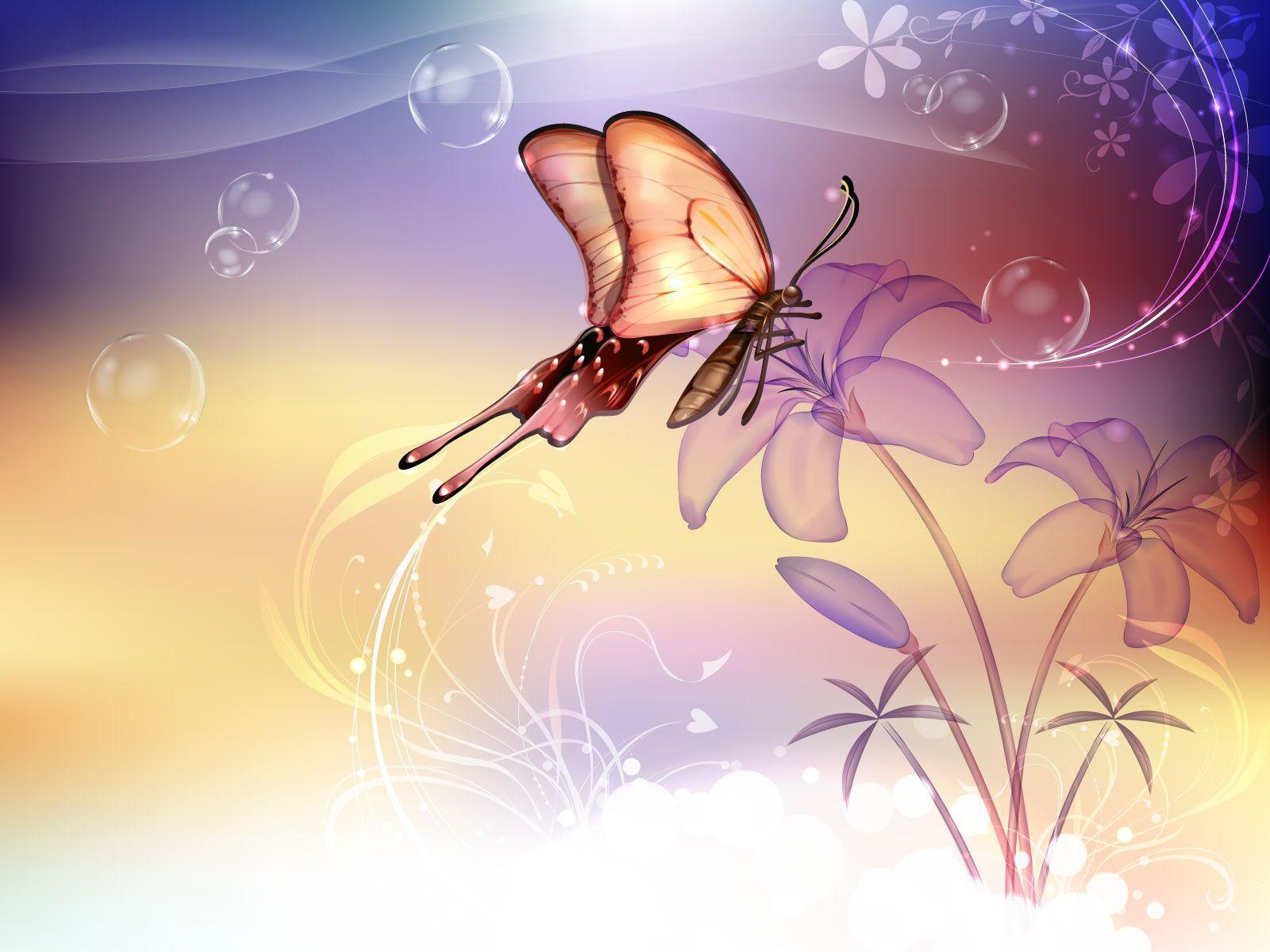 A look at koi live wallpaper, by kittehface software. 3d Butterfly Wallpapers Wallpaper Cave