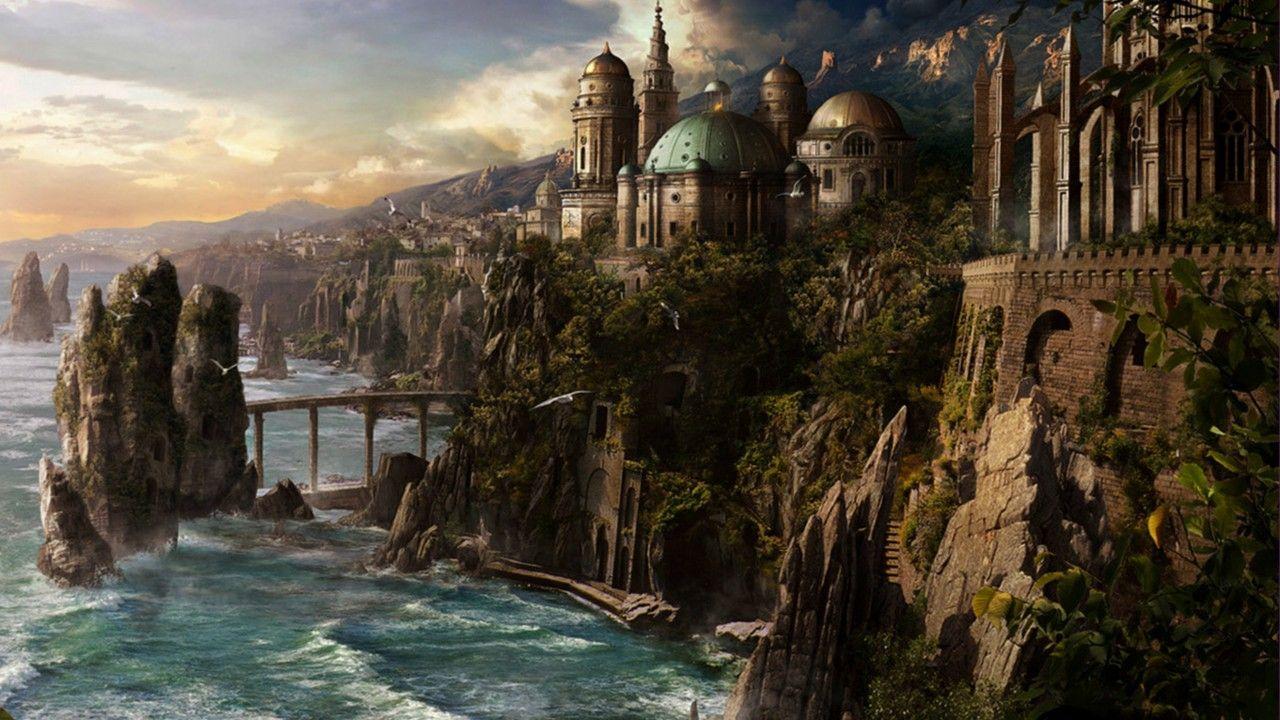 3d fantasy old city widescreen hd wallpapers gallery. Fantasy City Wallpapers Wallpaper Cave