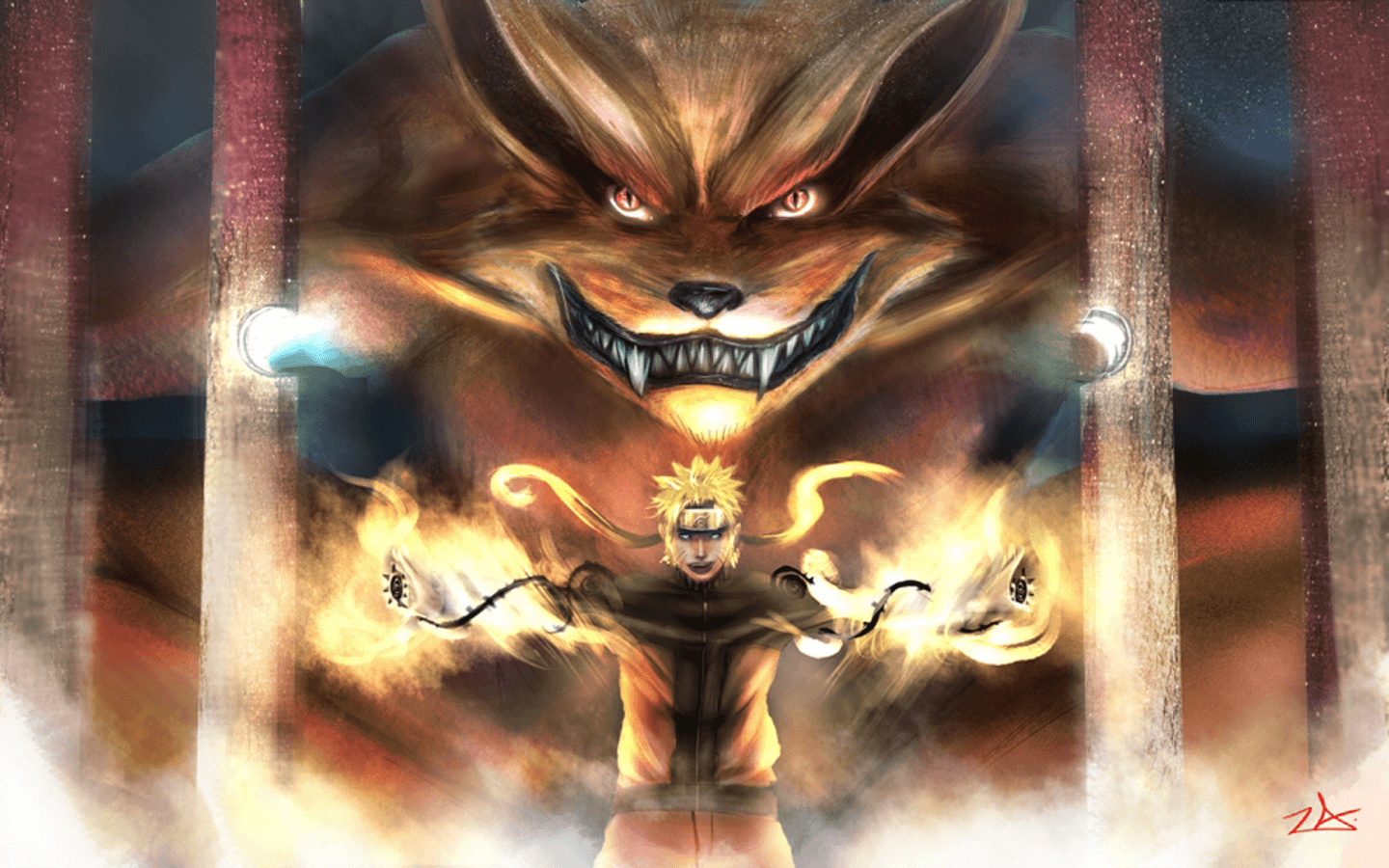 Naruto And Kurama Wallpapers Wallpaper Cave