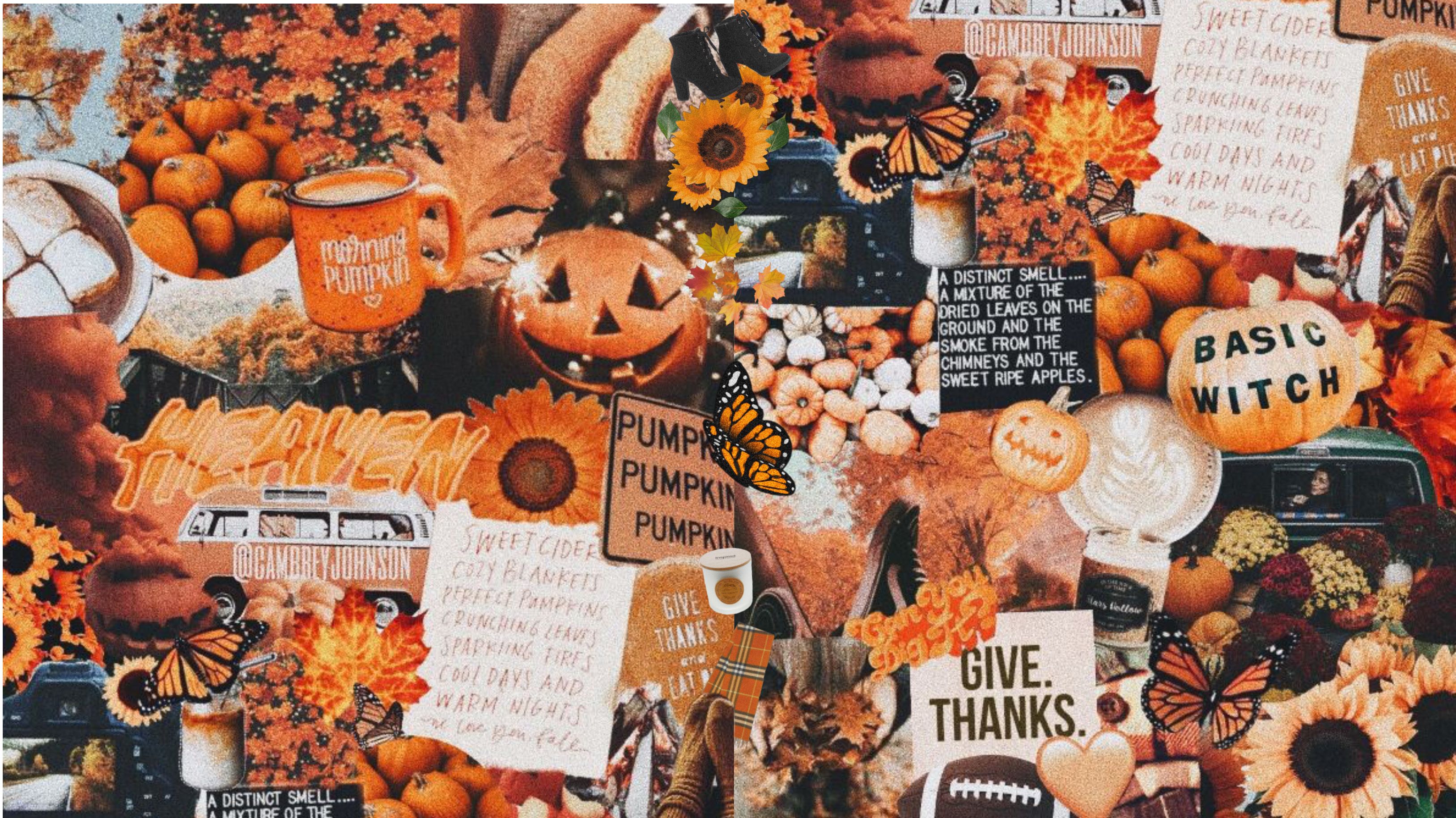 Thanksgiving aesthetic laptop wallpapers