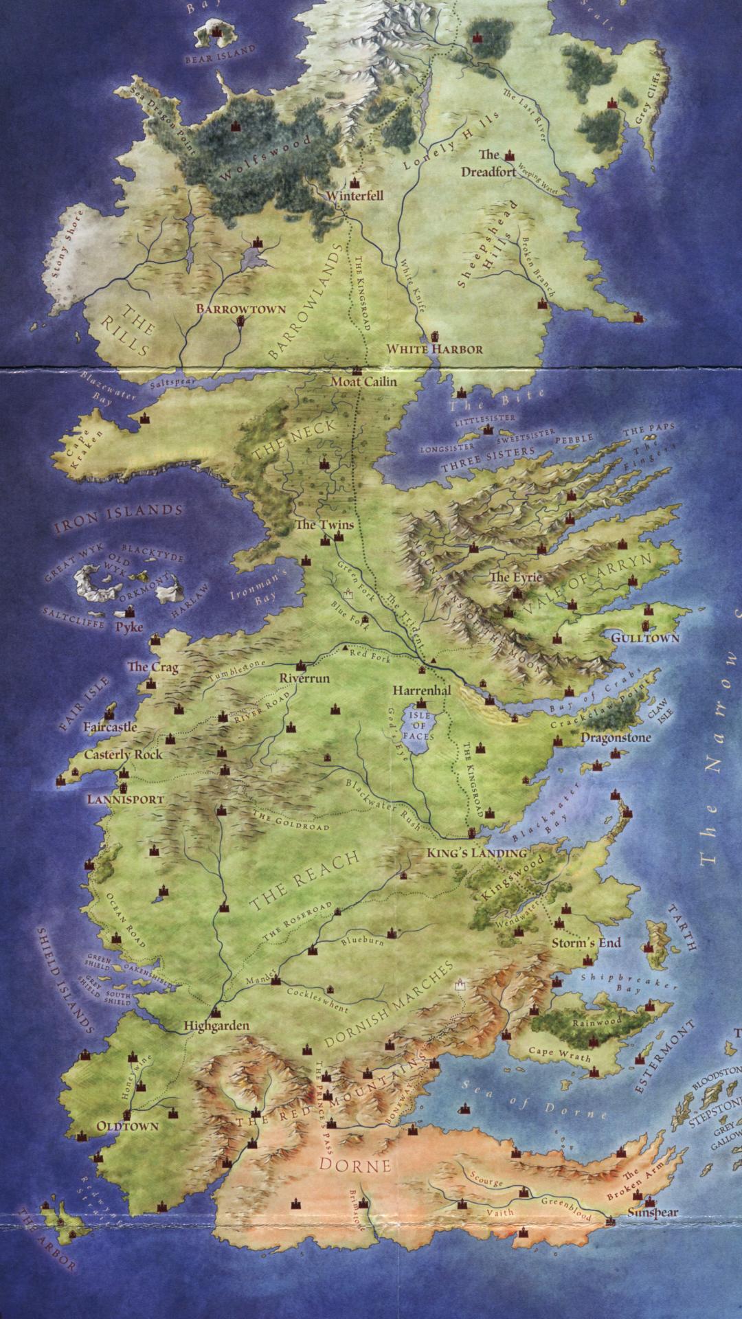 Westeros Map Wallpapers Wallpaper Cave Wp10307484 