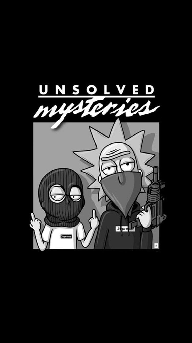 Gangster rick and morty wallpapers