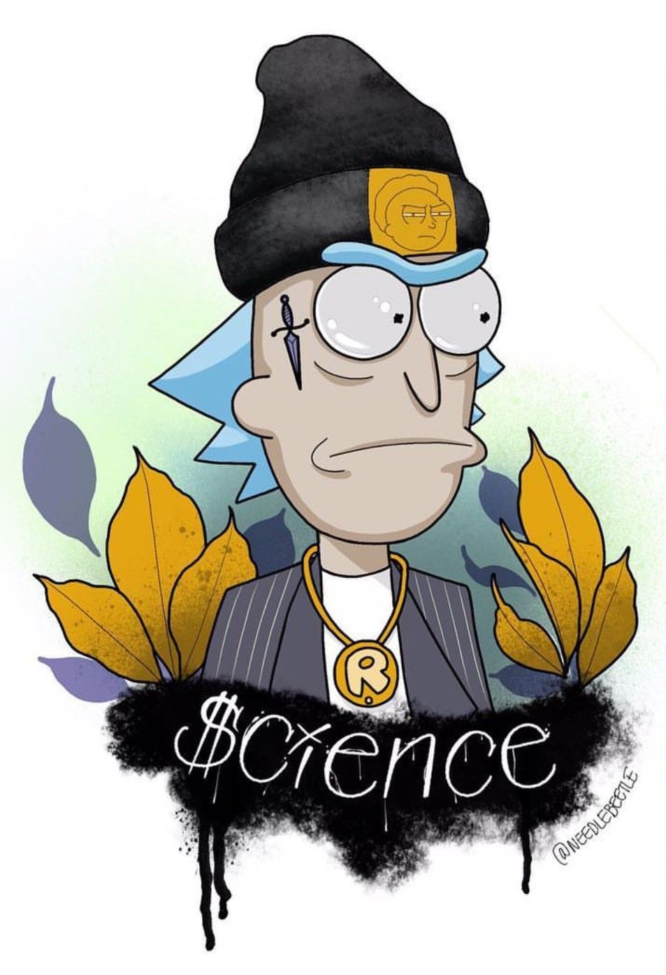 Gangster rick and morty wallpapers