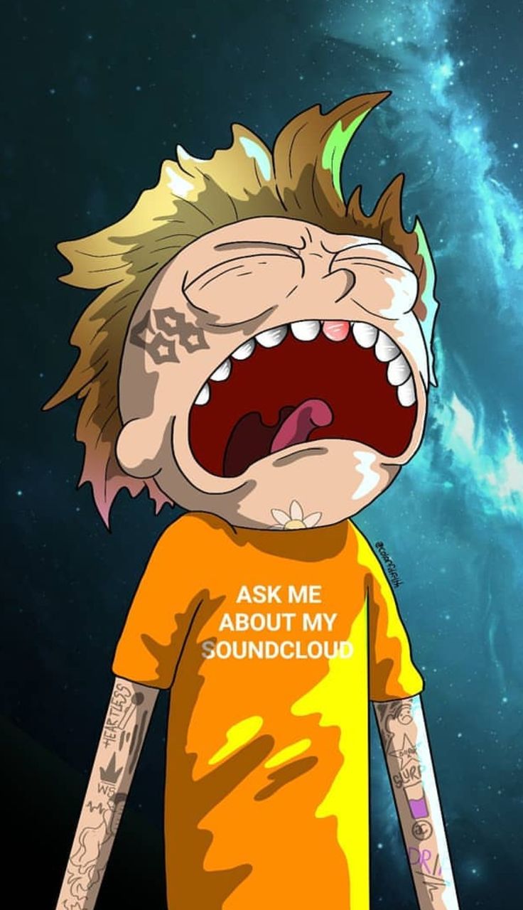 Gangster rick and morty wallpapers