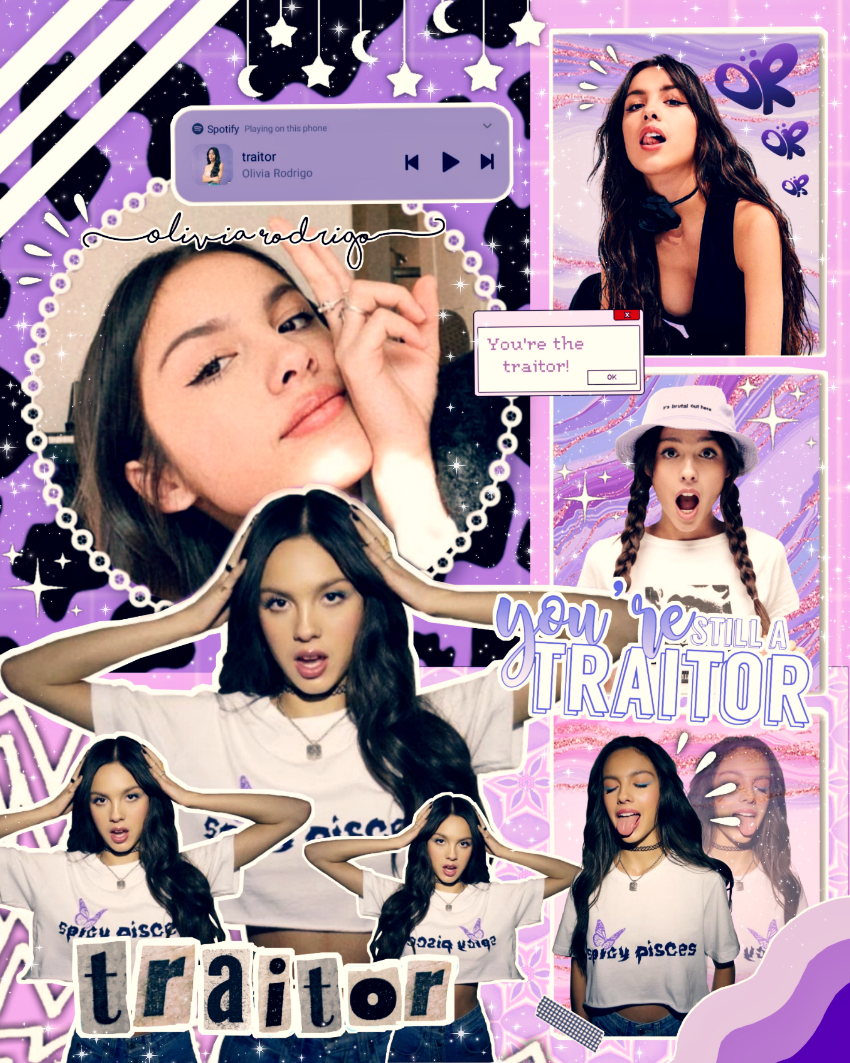 Olivia rodrigo collage wallpapers