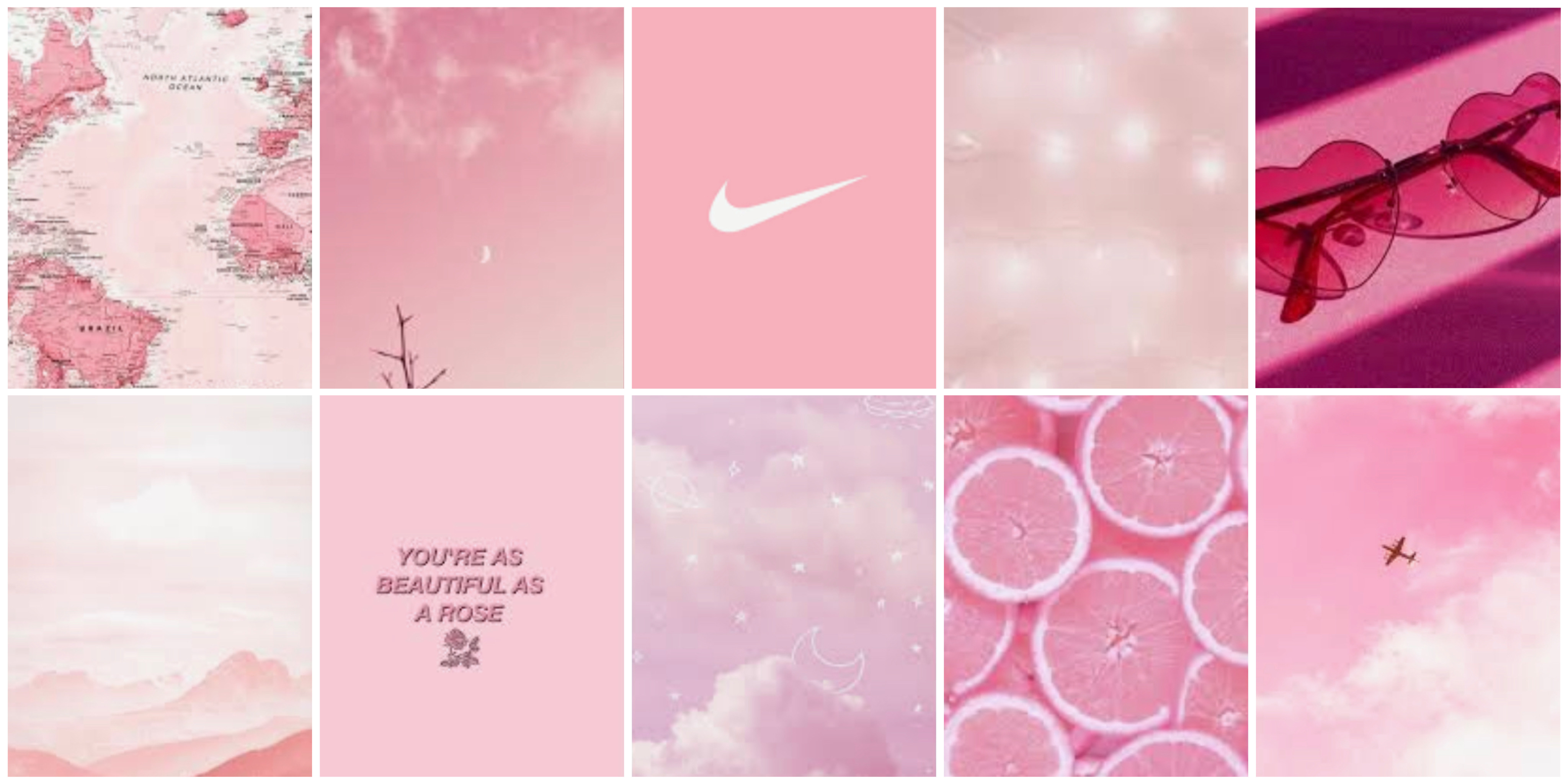 Aesthetic preppy pink wallpapers