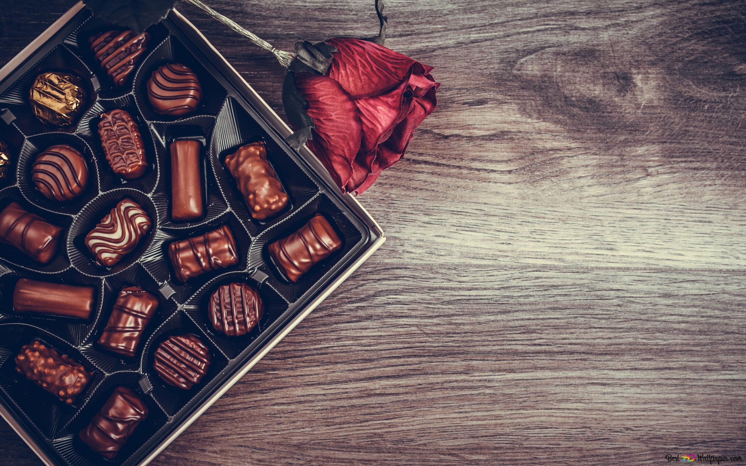 Valentine day chocolate wallpapers