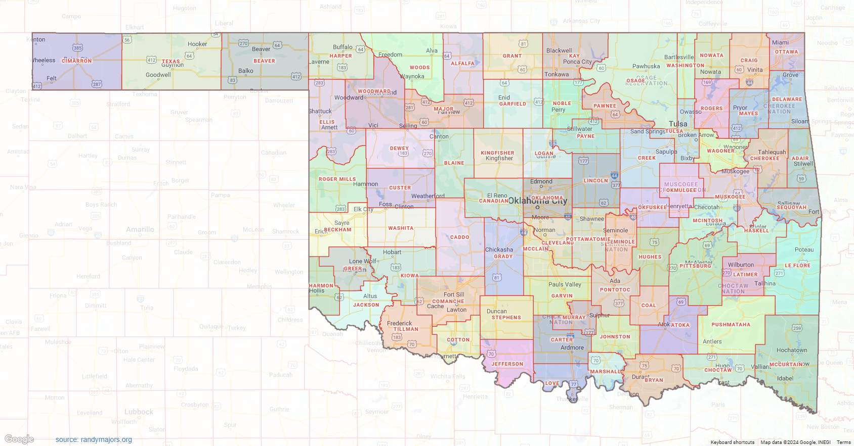 Detailed Oklahoma Map Wallpapers Wallpaper Cave Wp13998462 