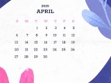 April 2025 Calendar Wallpapers Wallpaper Cave
