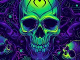 Dark Magic Skull Wallpapers Wallpaper Cave