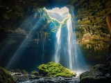 Waterfall Cave Wallpapers Wallpaper Cave