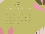 April 2025 Calendar Wallpapers Wallpaper Cave