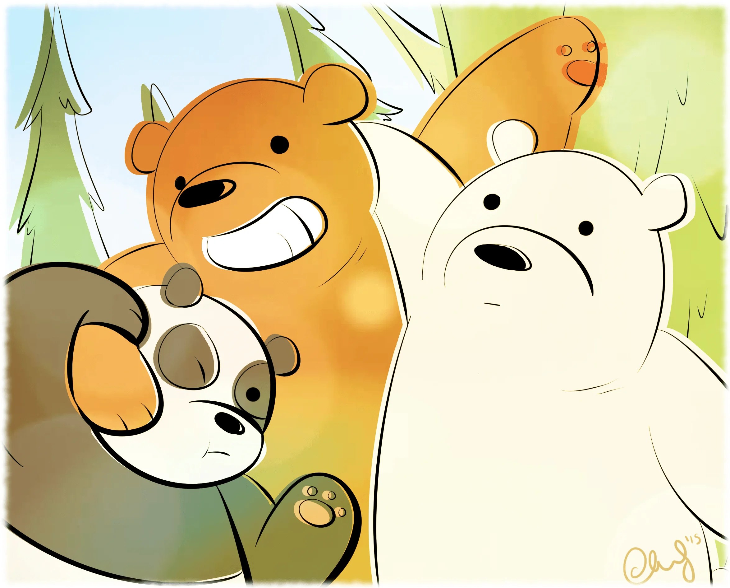 We Bare Bears Wallpapers Wallpaper Cave