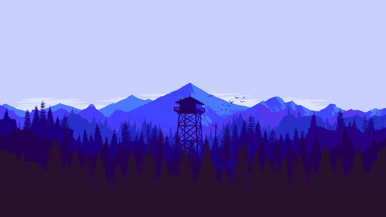 firewatch wallpapers wallpaper cave on black and white fire watch tower wallpapers