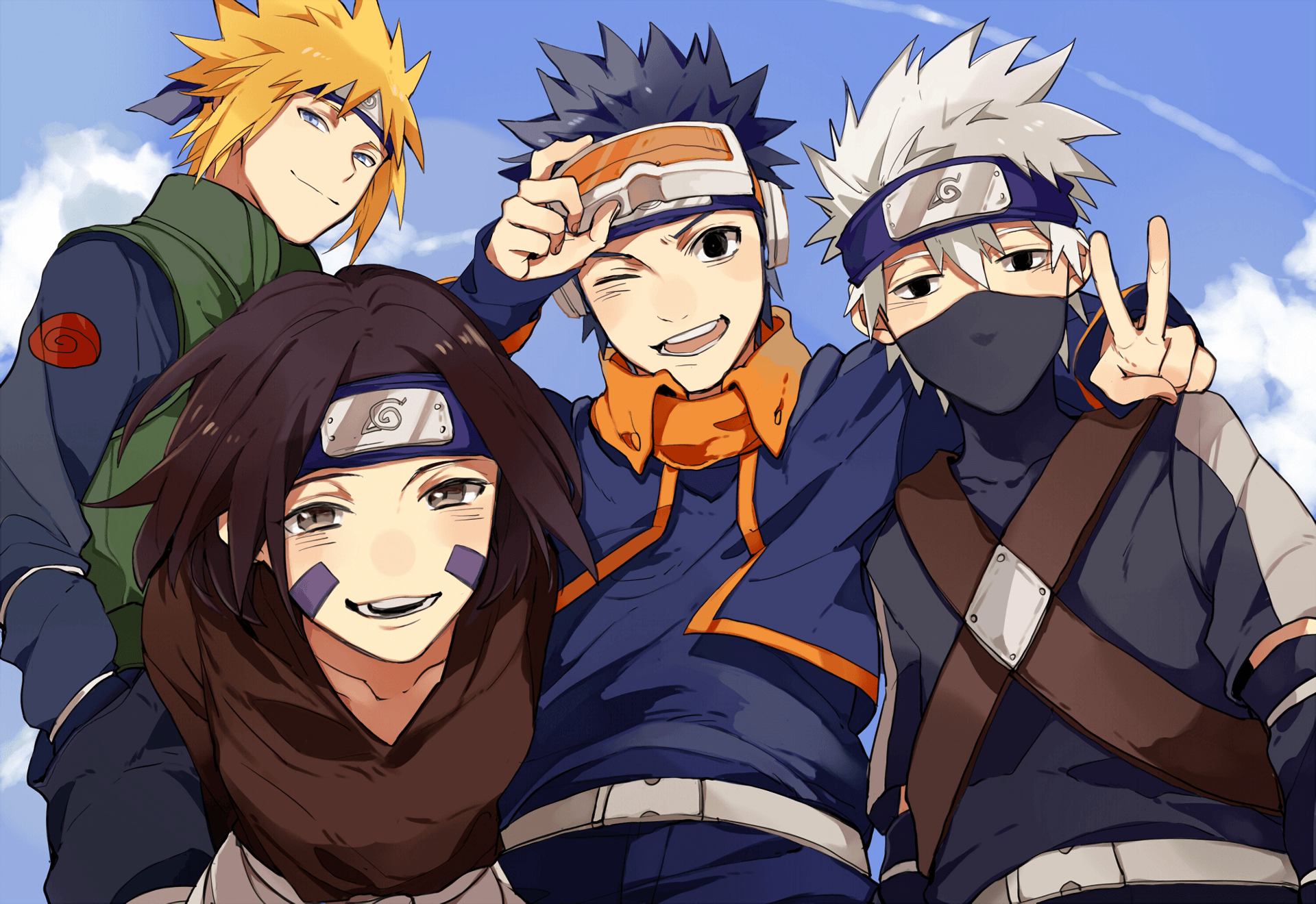 Kakashi And Obito Wallpapers Wallpaper Cave