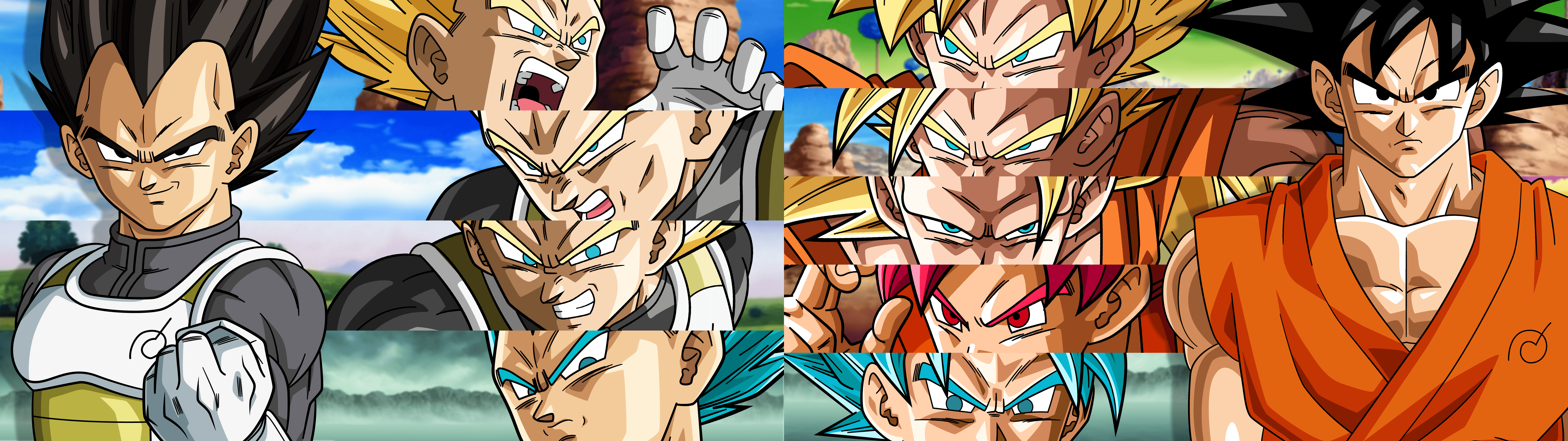 It's a modified version of super smash bros brawl. Goku Vegeta Wallpapers - Wallpaper Cave