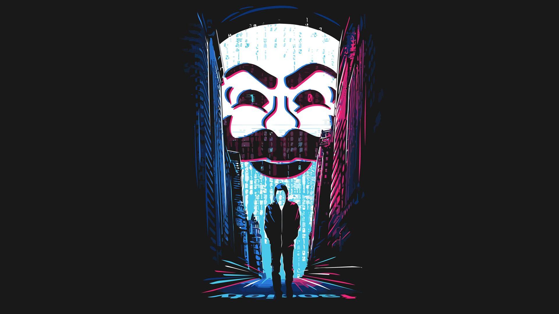 Gratis Scarica immagini Hacker Mask Wallpapers Wallpaper Cave il piu cool saluti