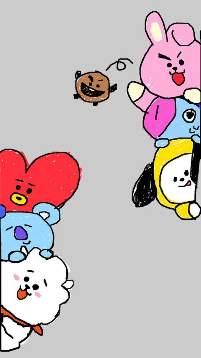 Pilihan wallpaper bt21 yang super menggemaskan ini bisa kamu gunakan untuk menghiasi layar hp kamu! Bt21 Wallpapers Wallpaper Cave