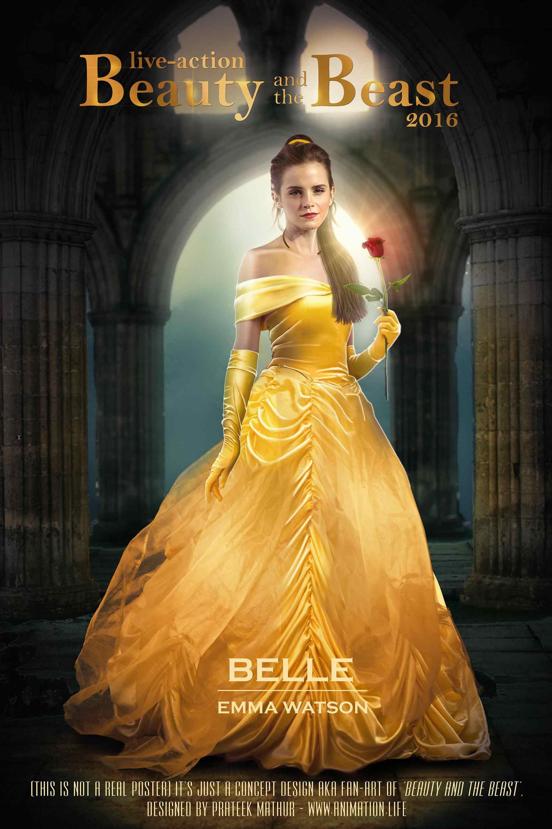 Beauty and the beast emma watson wallpapers