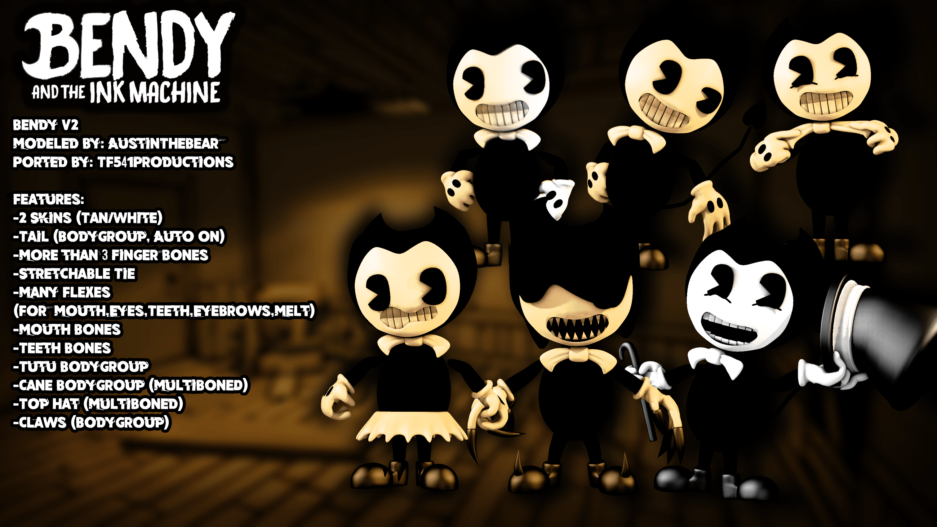 Roblox Bendy Wallpapers Wallpaper Cave Wp2356933 