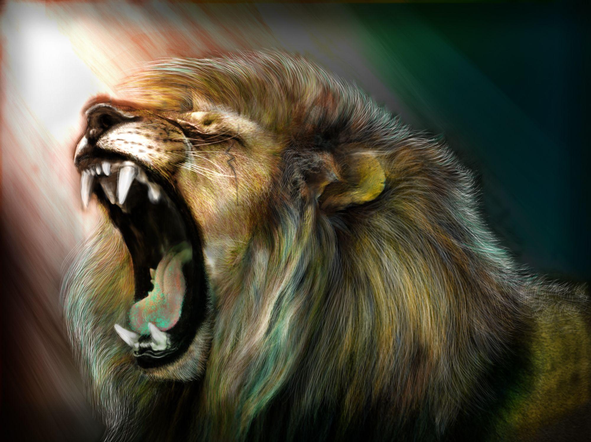 Lion roar wallpapers