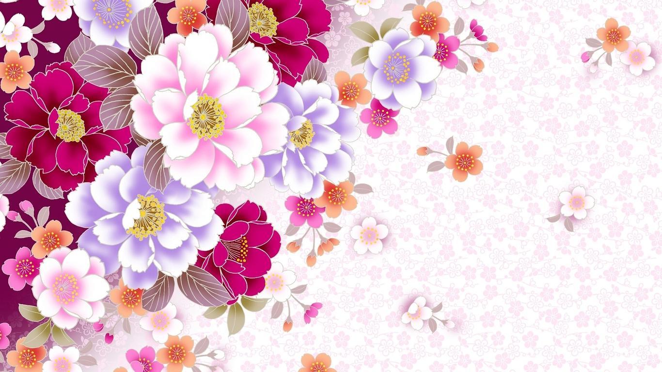 | view 1000 abstract flower background illustration, images and graphics from +50000 possibilities. Abstract Flower Wallpapers Wallpaper Cave