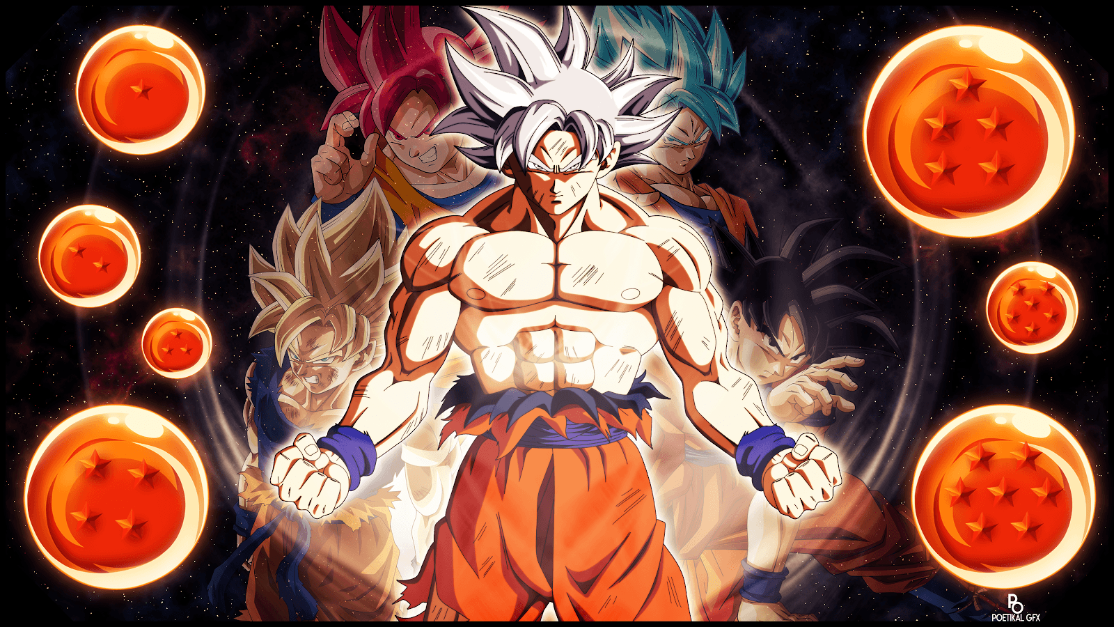 Ultra instinct mastered wallpapers