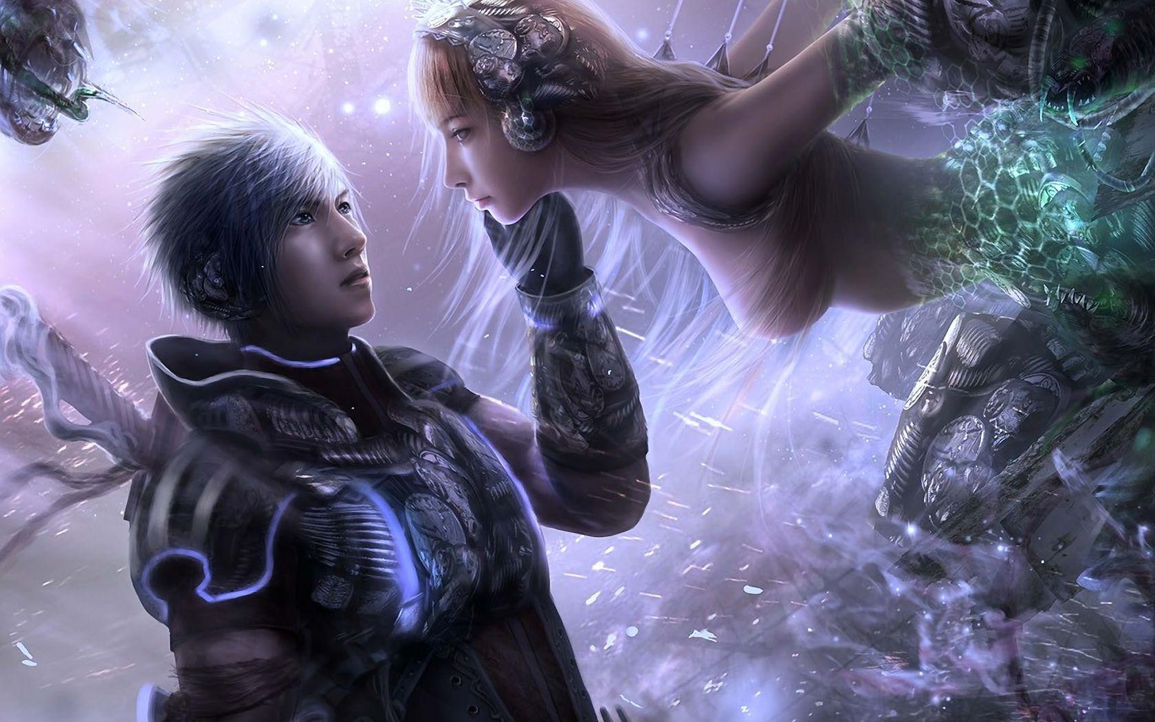 Anime boy and girl wallpapers