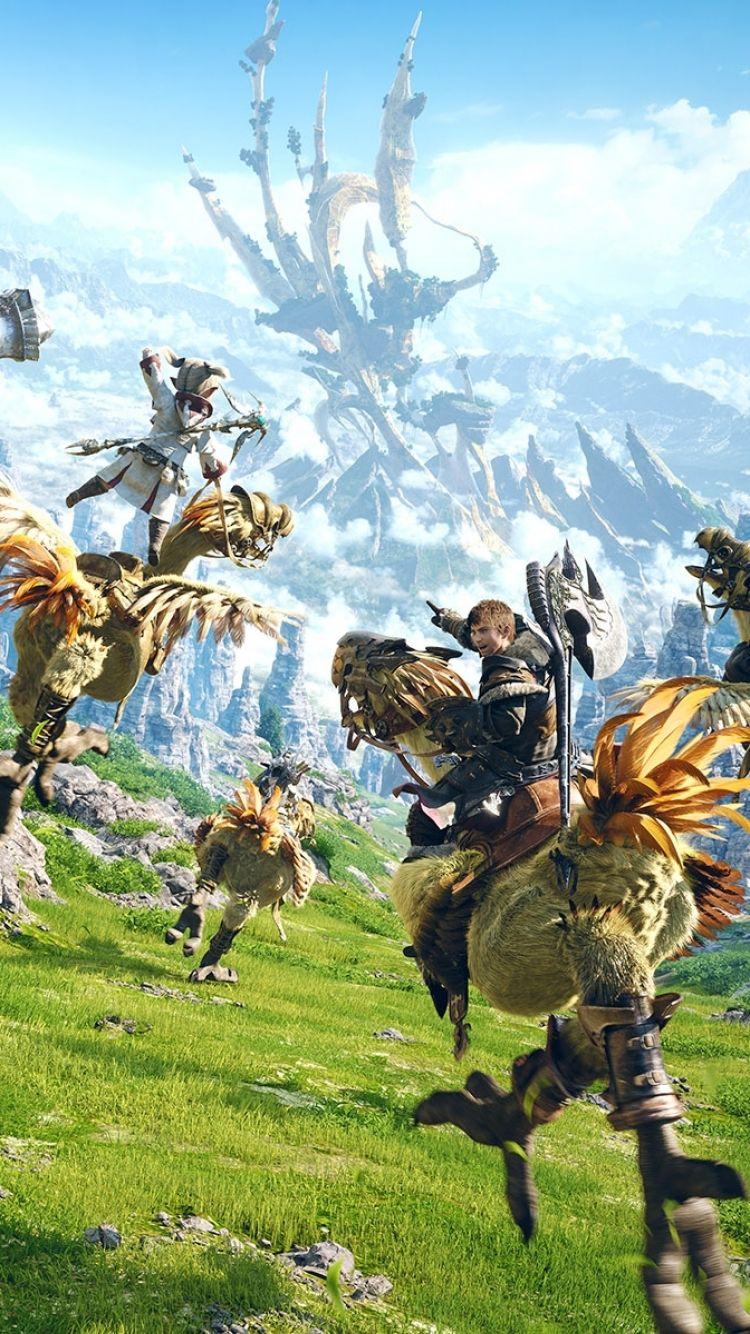 Naoki yoshida and team spend 2 years working 24/7 . Final Fantasy Chocobo Wallpapers - Wallpaper Cave