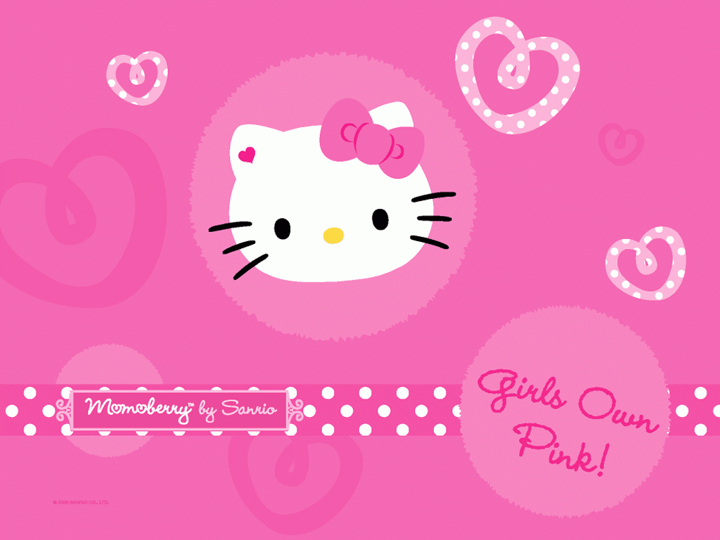 Hello Kitty Pink Wallpapers Desktop Wallpaper Cave