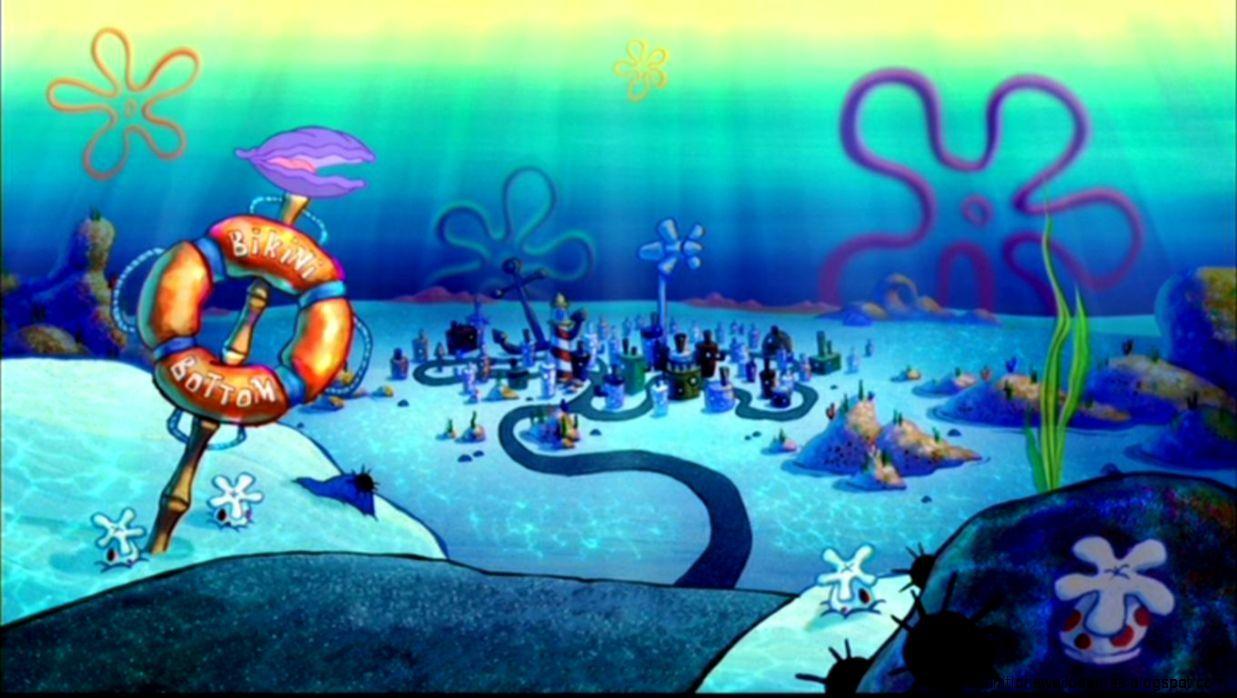 spongebob flower sky backgrounds wallpaper cave on spongebob sky background