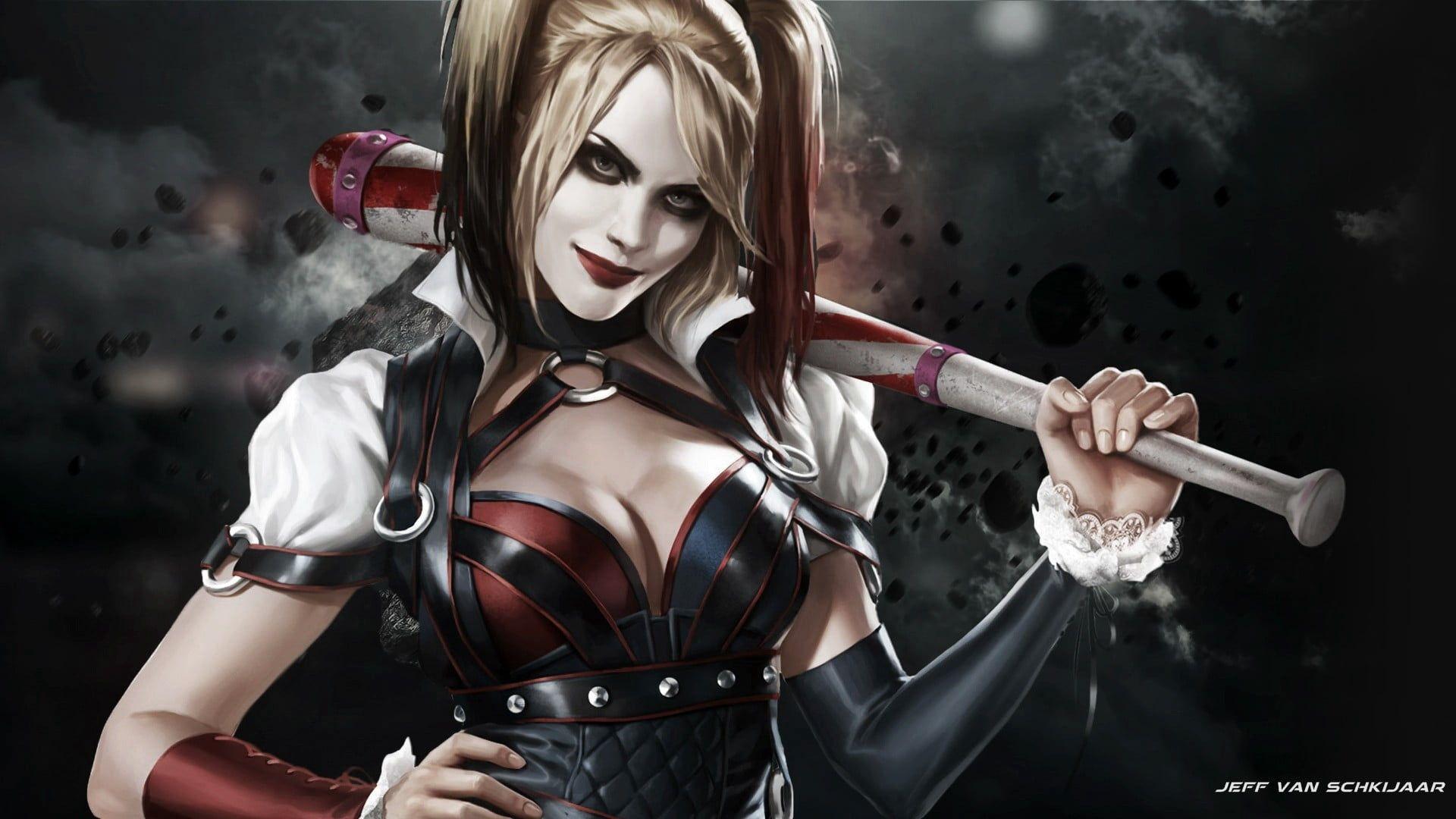 harley quinn baseball bat wallpapers wallpaper cave on harley quinn baseball bat wallpapers