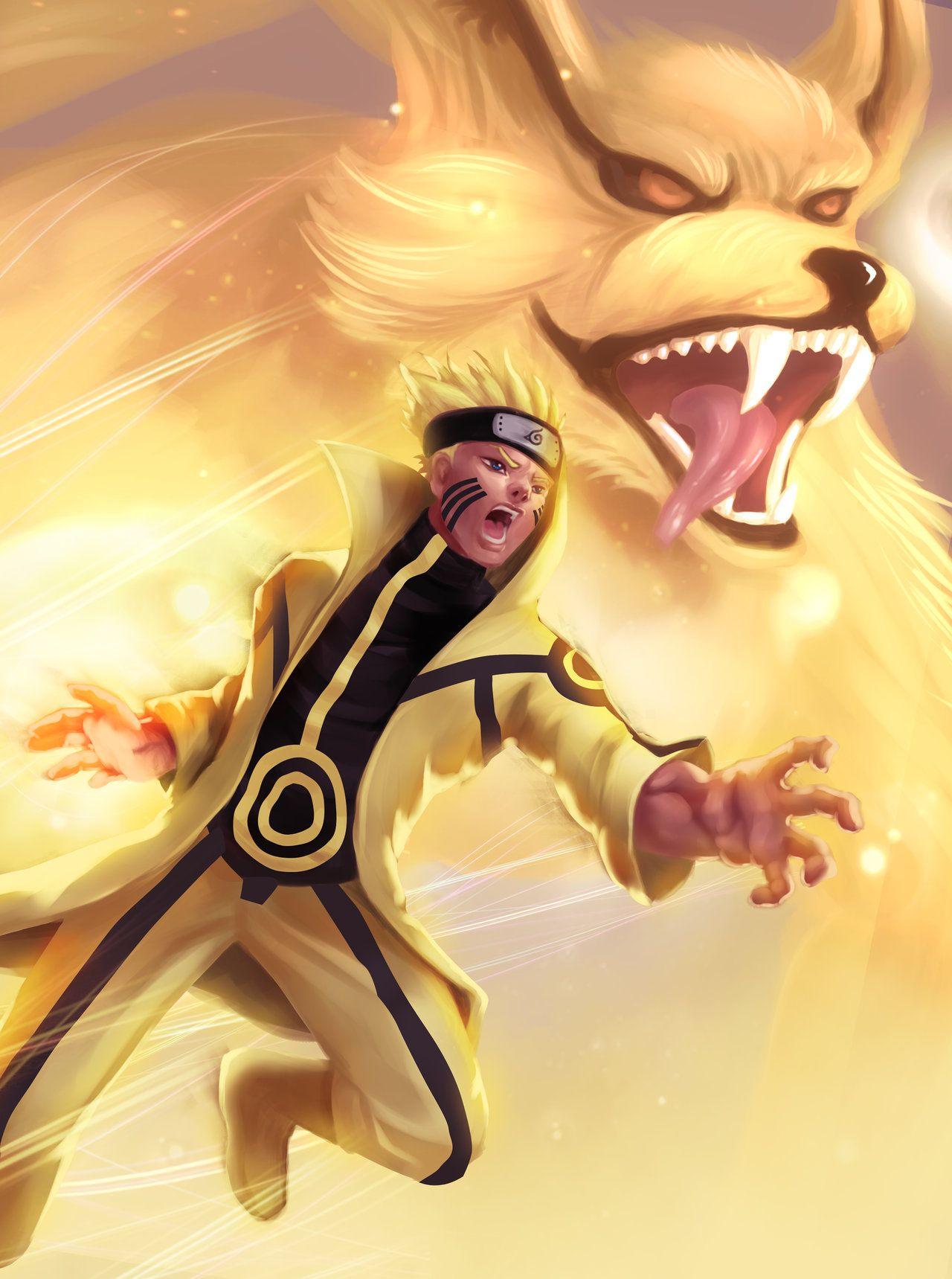 naruto nine tails sage mode wallpapers wallpaper cave on naruto nine tails sage mode wallpaper