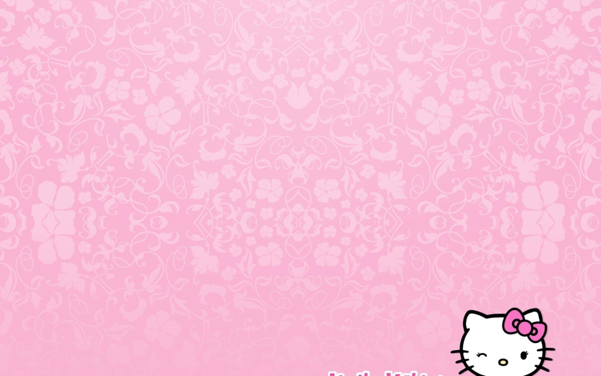 Pink hello kitty wallpaper 3d home design for kids room decor mural. Hello Kitty Tarpaulin Backgrounds Wallpaper Cave