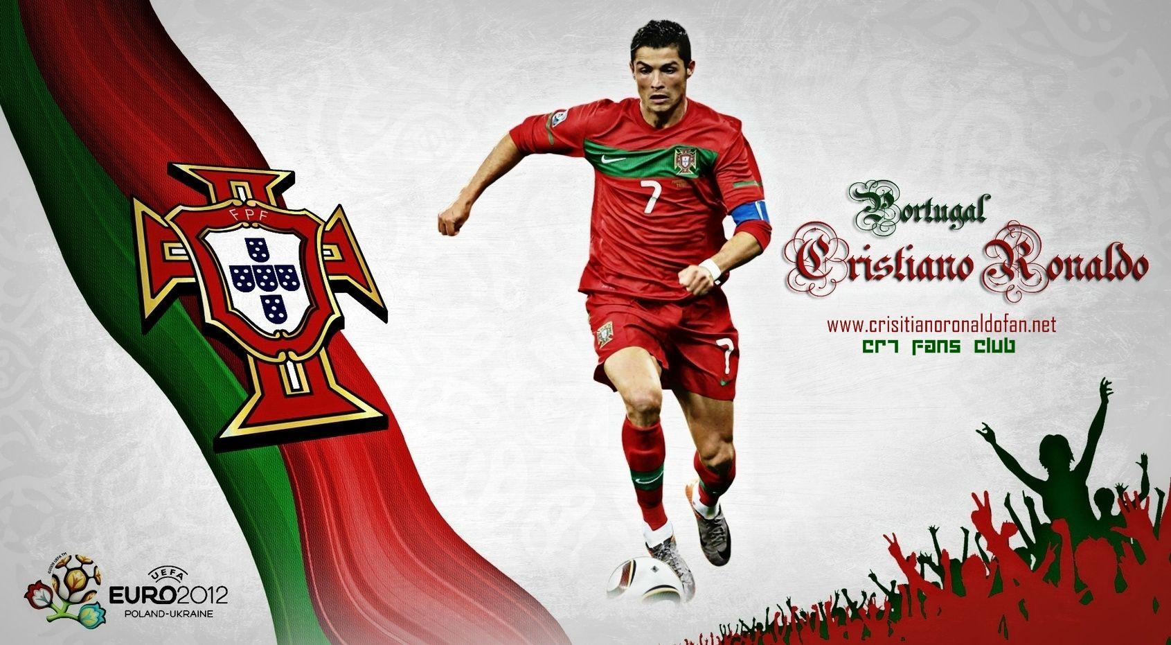 Ronaldo wallpaper ith blue background. Cr7 Portugal Wallpapers Wallpaper Cave