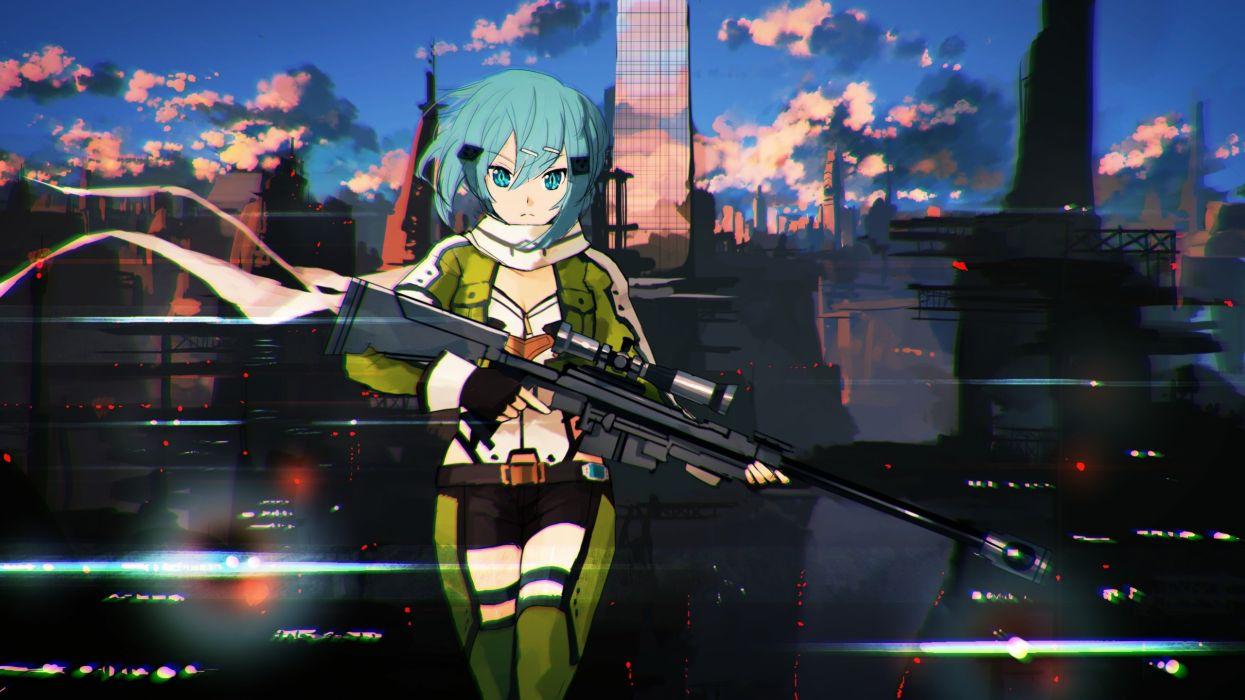 @penguin, taken with an unknown camera . Gun Gale Online Wallpapers Wallpaper Cave