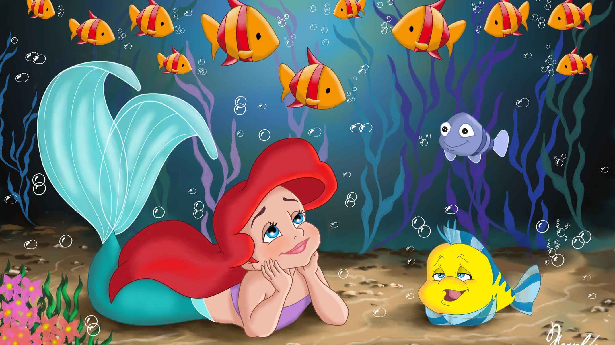 little mermaid wallpapers wallpaper cave on the little mermaid wallpapers