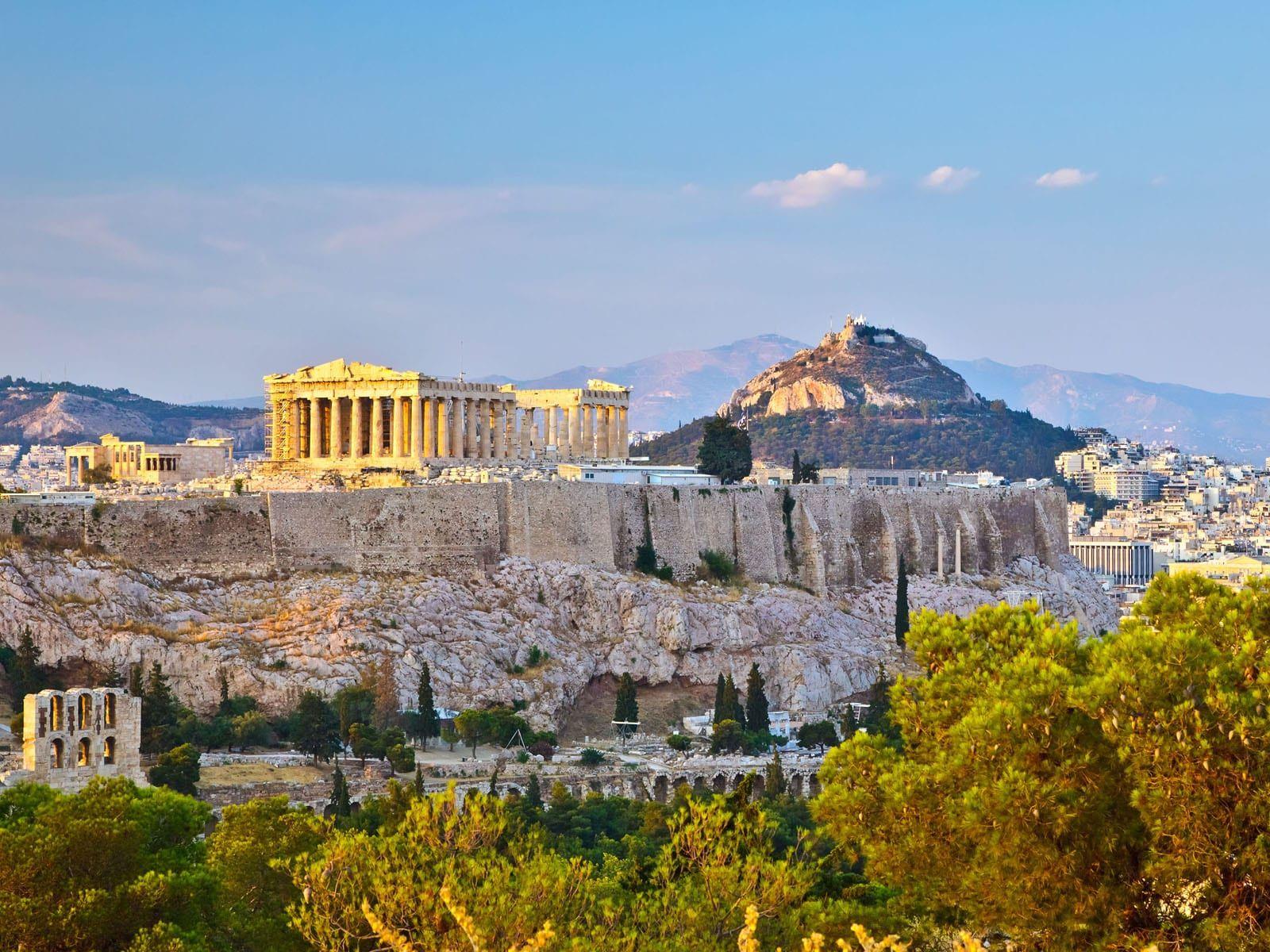 The parthenon, in athens akropolis, greece stock photo. Athens Wallpapers Wallpaper Cave